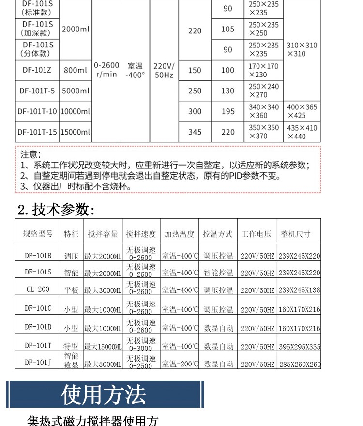 DF-101Z迷你型集热式磁力搅拌器(图6)
