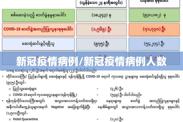 新冠疫情病例/新冠疫情病例人数