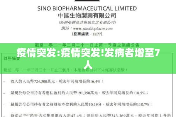 疫情突发:疫情突发!发病者增至7人