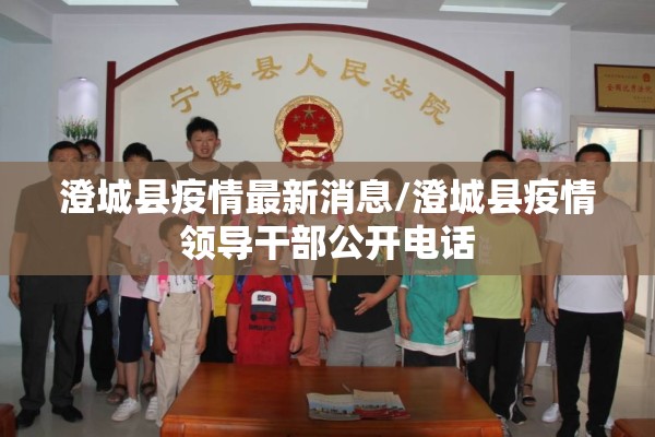 澄城县疫情最新消息/澄城县疫情领导干部公开电话