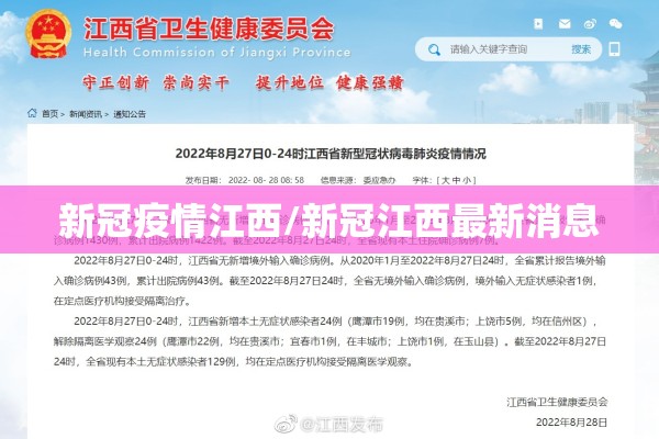 新冠疫情江西/新冠江西最新消息