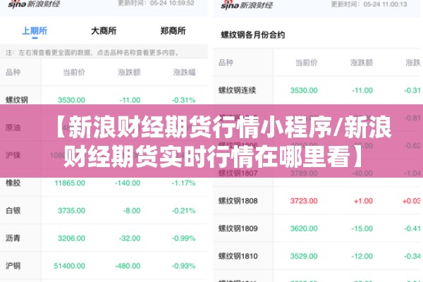 【新浪财经期货行情小程序/新浪财经期货实时行情在哪里看】