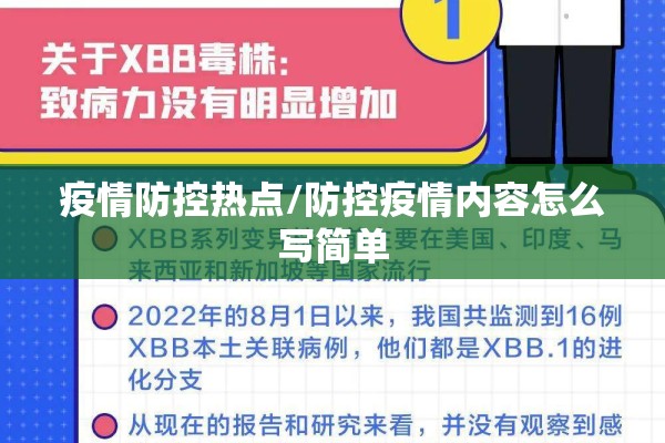疫情防控热点/防控疫情内容怎么写简单