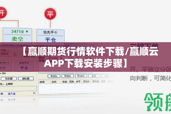【赢顺期货行情软件下载/赢顺云APP下载安装步骤】