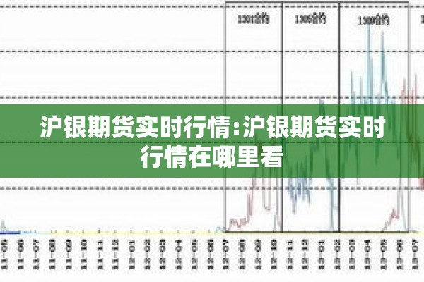 沪银期货实时行情:沪银期货实时行情在哪里看