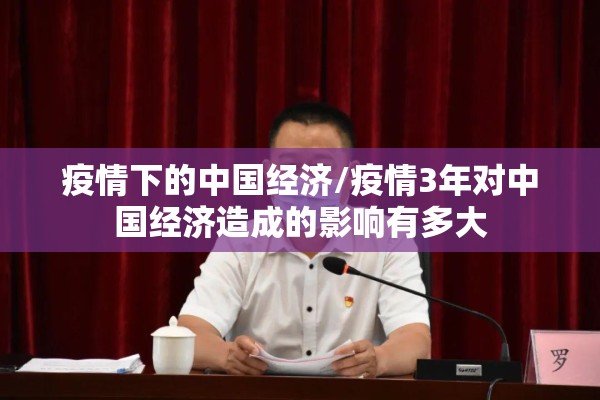疫情下的中国经济/疫情3年对中国经济造成的影响有多大