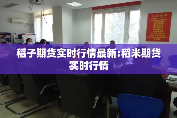 稻子期货实时行情最新:稻米期货实时行情
