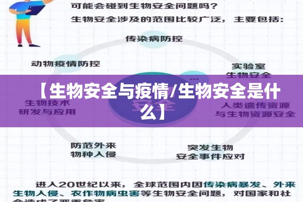 【生物安全与疫情/生物安全是什么】