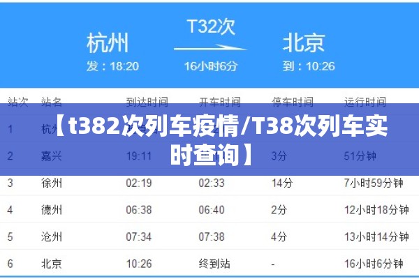 【t382次列车疫情/T38次列车实时查询】 【t382次列车疫情/T38次列车实时查询】