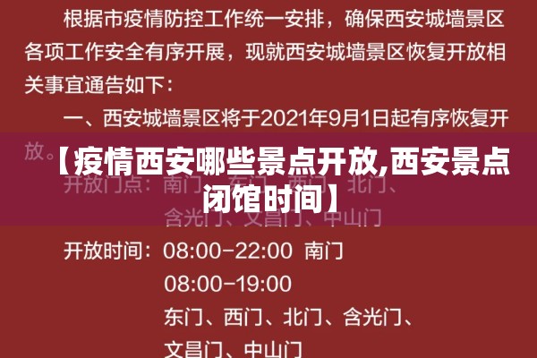 【疫情西安哪些景点开放,西安景点闭馆时间】