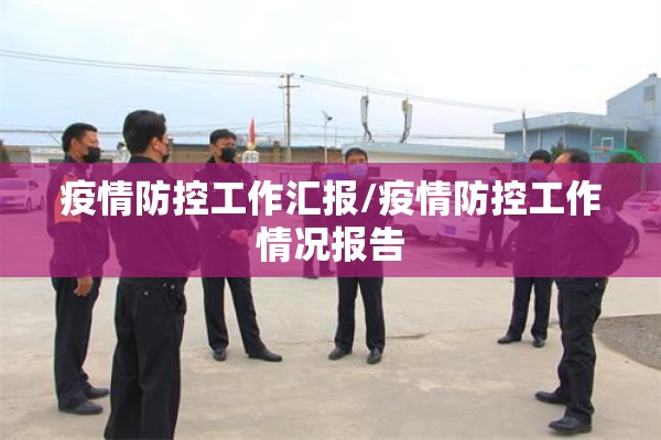 疫情防控工作汇报/疫情防控工作情况报告