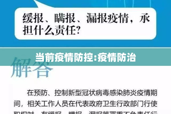 当前疫情防控:疫情防治
