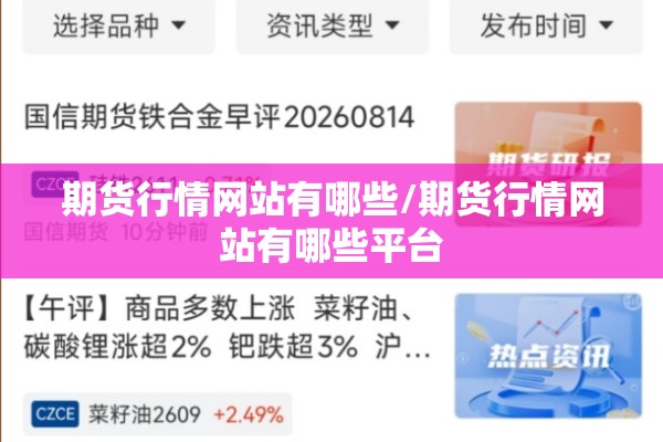 期货行情网站有哪些/期货行情网站有哪些平台