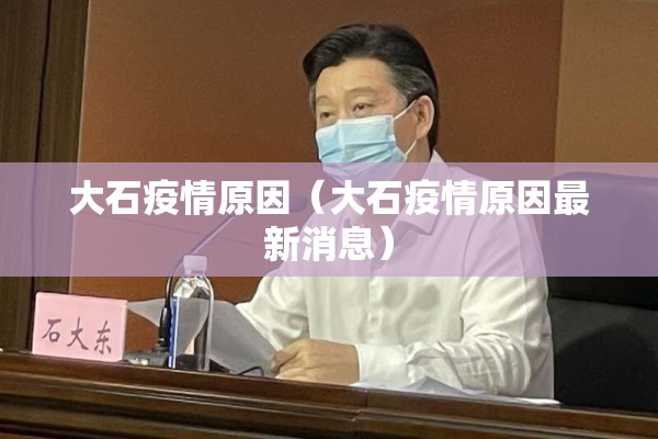 大石疫情原因(大石疫情原因最新消息) 大石疫情原因(大石疫情原因最新消息)