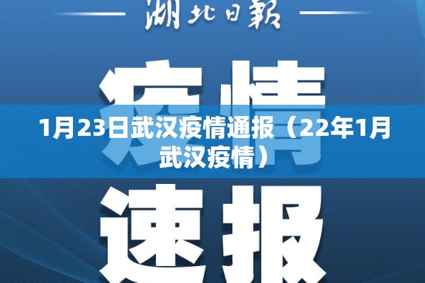 1月23日武汉疫情通报(22年1月武汉疫情) 1月23日武汉疫情通报(22年1月武汉疫情)