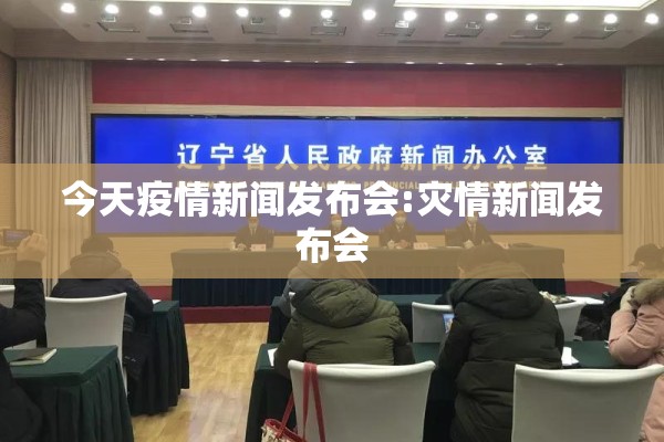 今天疫情新闻发布会:灾情新闻发布会